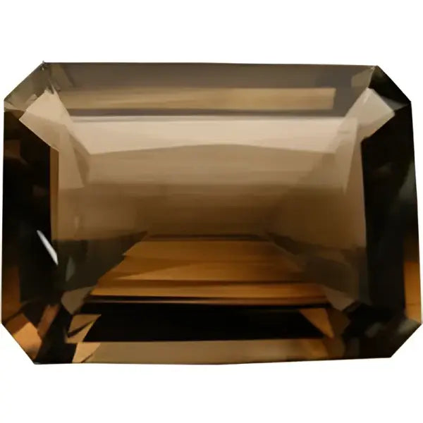 Quartz fumé ooctogonal 14x10 mm 7.00 carats