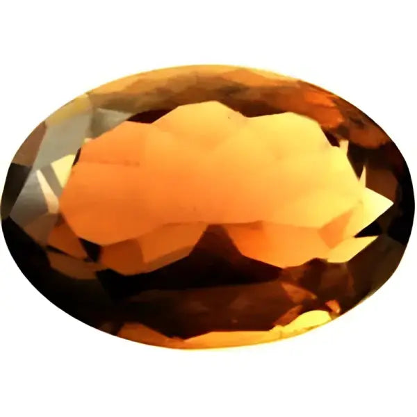 Quartz fumé ovale a facettes 16x12 mm 6.60 carats