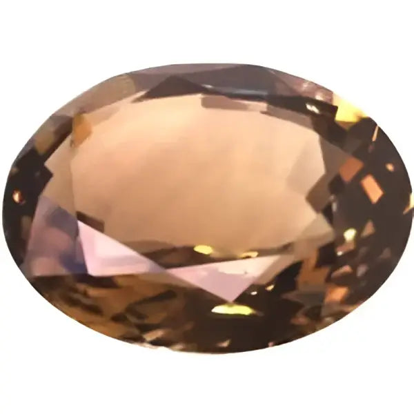 Quartz fumé ovale a facettes 20x15 mm 14.00 carats
