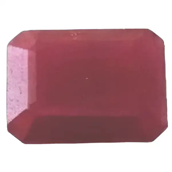 Rubis naturel octogonal 7x5 mm 1.37 carats