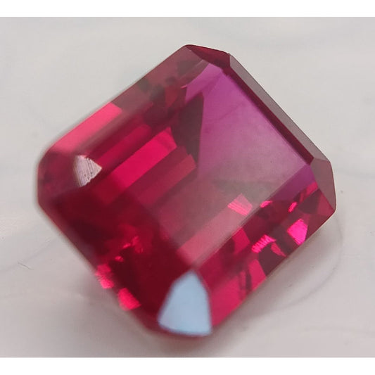 Rubis verneuil taille octogonale de 7x5 mm à 18x13 mm - 7x5 mm