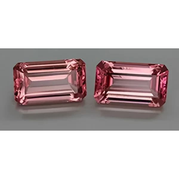 Tourmaline rose ou rubellite octogonale 5x3 mm 0.32 carat