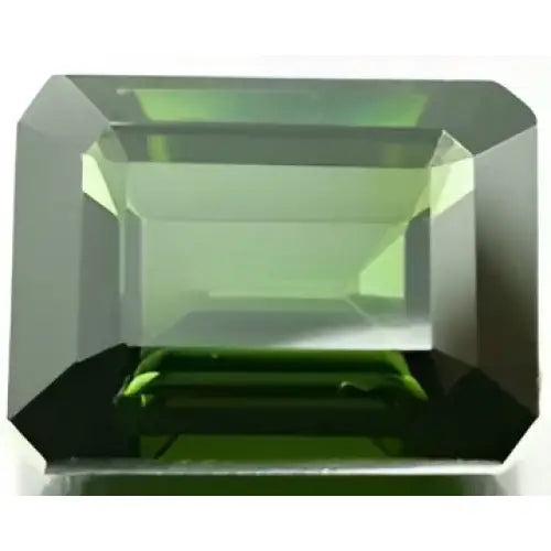 Tourmaline verte octogonale 5x3 mm 0.32 carat