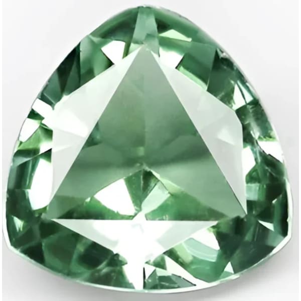 Tourmaline verte trilliant 5 mm 0.40 carat