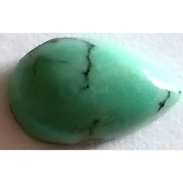 Turquoise naturelle taille poire cabochon 8x5 mm 0.72 carat