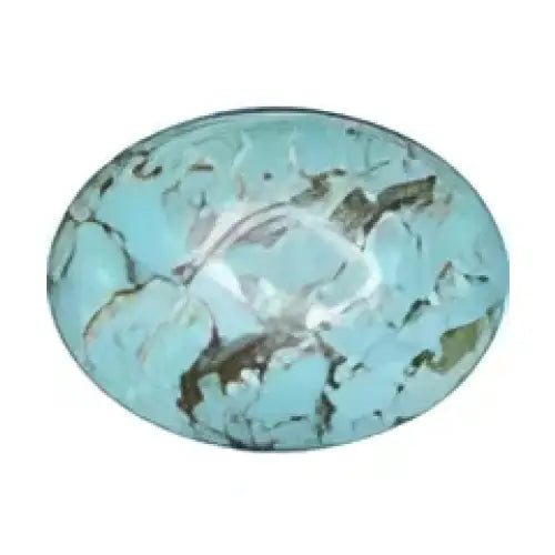 Turquoise taille ovale cabochon 25x18 mm 16.00 carats