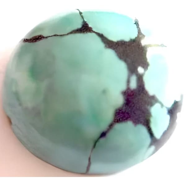 Turquoise taille ronde cabochon 15 mm 8.50 carats