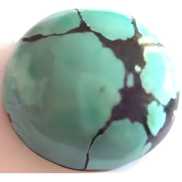 Turquoise taille ronde cabochon 16 mm 10 carats