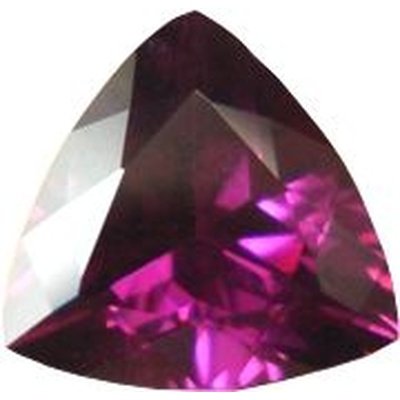 Grenat rhodolite naturel, pierre rose-violet aux reflets vibrants, pour une bague ou boucles d'oreilles.