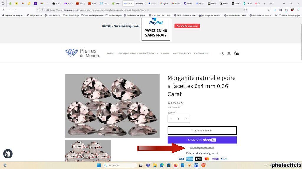 Paiement en 4 fois sans frais paypal