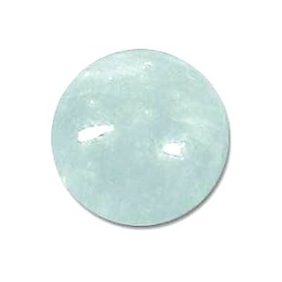 Aigue marine ronde cabochon 8 mm 2.15 carats