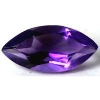Améthyste africaine marquise a facettes 12x6 mm 1.50 carat