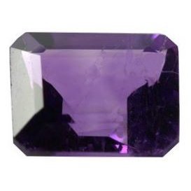 Améthyste d'afrique octogonale 11x9 mm 4.05 carats