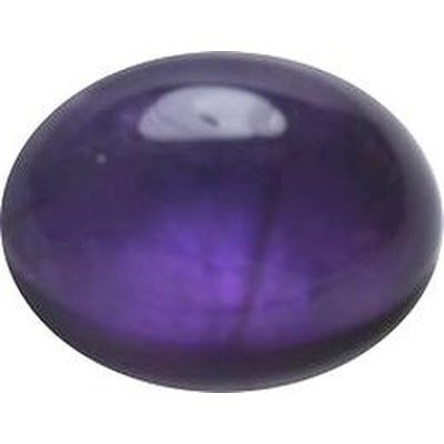 Améthyste naturelle ovale cabochon 12x10 mm 5.33 carats