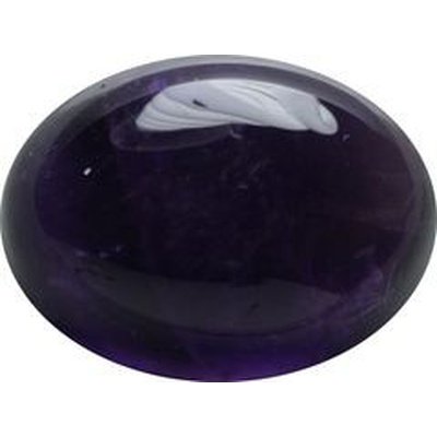 Améthyste naturelle ovale cabochon 16x12 mm 10.50 carats