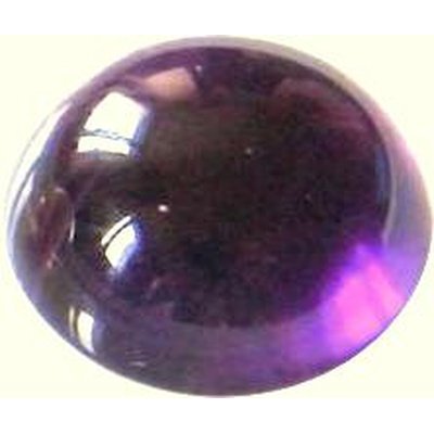 Améthyste naturelle ronde cabochon 15 mm 12 carats