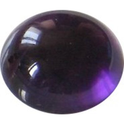 Améthyste naturelle ronde cabochon 7 mm 1.46 carats