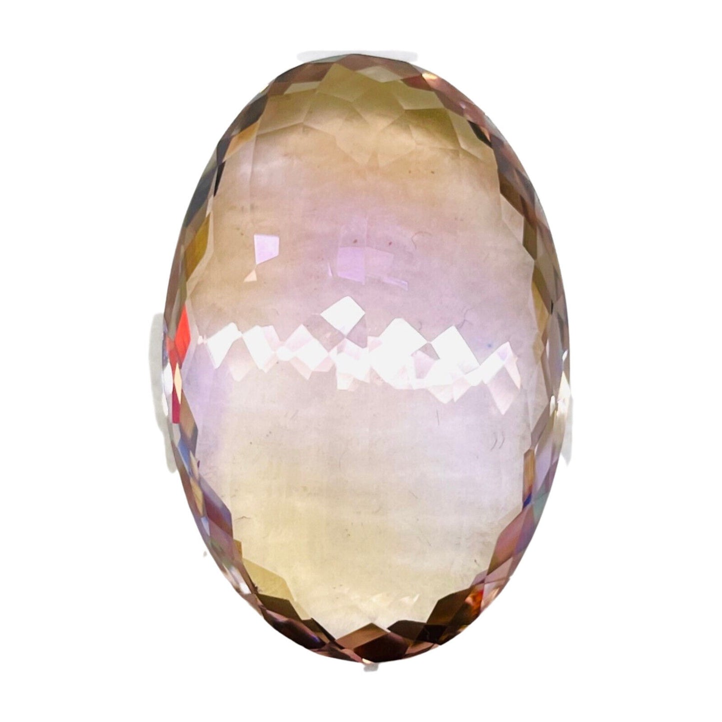 Ametrine ovale a facettes 30x20x9 mm 36.00 carats