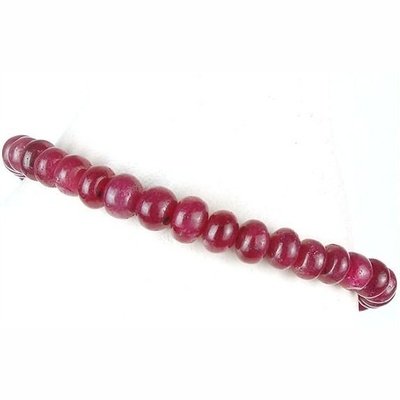 Bracelet en rubis naturel 112.00 carats