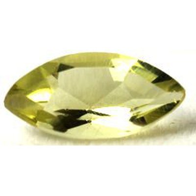 Citrine naturelle marquise a facettes 12x6 mm 1.55 carats