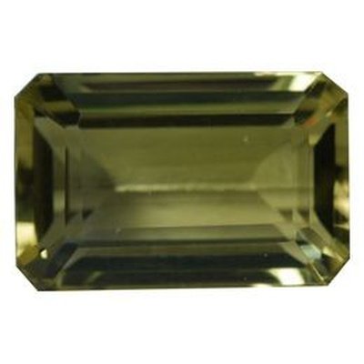 Citrine octogonale 14x10 mm 7.00 carats