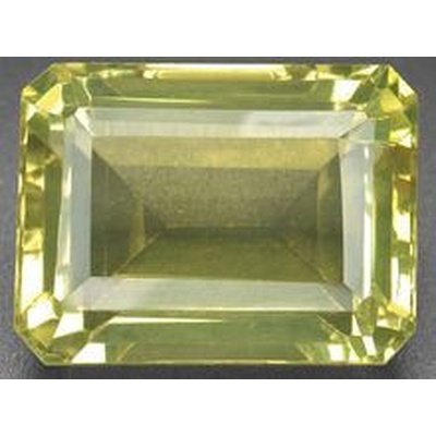 Citrine octogonale 20x15 mm 20.00 carats