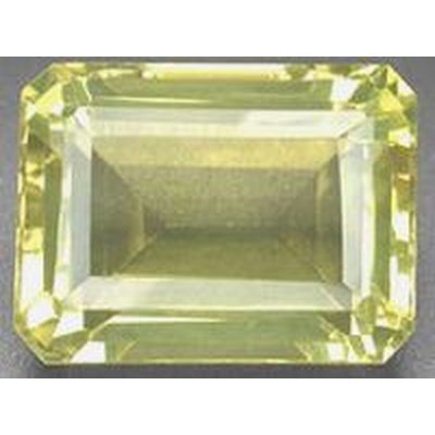 Citrine octogonale 8x6 mm 1.50 carat