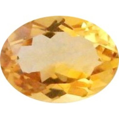 Citrine or ovale a facettes 9x7 mm 1.68 carats