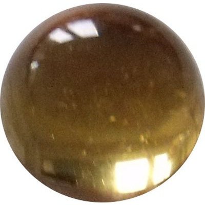 Citrine or ronde cabochon 6 mm 0.90 carat