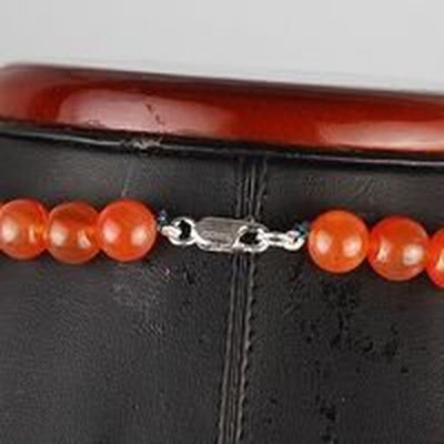 Collier en cornaline et apatite + boucles d'oreilles offertes 429.00 cts