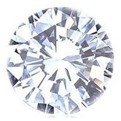 Diamant blanc rond a facettes 0.30 carat 4.30 x 4.32 x 2.49 mm SI2