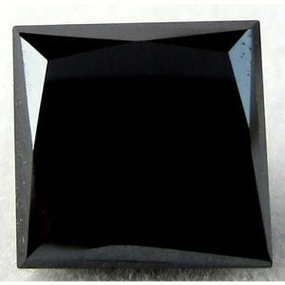 Diamant noir carré 3 mm 0.26 carat