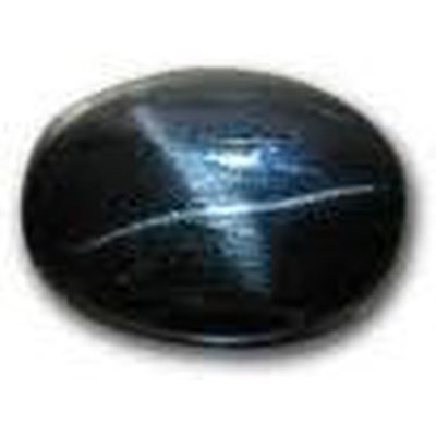 Diopside étoilé ovale cabochon 10x8 mm 3.40 carats