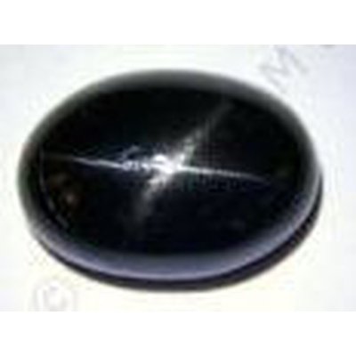 Diopside étoilé ovale cabochon 11x9 mm 4.80 carats