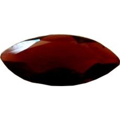 Grenat almandin marquise a facettes 14x7 mm 3.20 carats