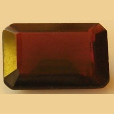 Grenat almandin octagonal 12x10 mm 7.25 carats