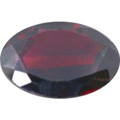 Grenat almandin ovale a facettes 12x10 mm 5.40 carats