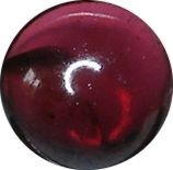 Grenat almandin rond cabochon 7 mm 1.80 carats