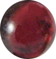 Grenat almandin rond cabochon 8 mm 2.50 carats