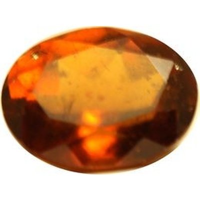 Grenat hessonite ovale a facettes 10x8 mm 3.25 carats