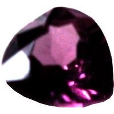 Grenat rhodolite coeur a facettes 5 mm 0.50 carat