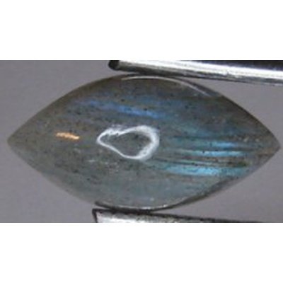 Labradorite naturelle marquise cabochon 10x5 mm 1.30 carats