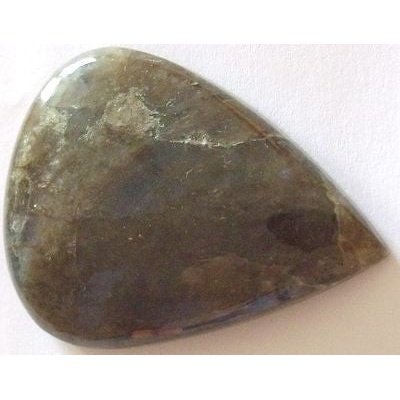 Labradorite naturelle poire cabochon 58.8x44.2x10.7 mm 197 carats