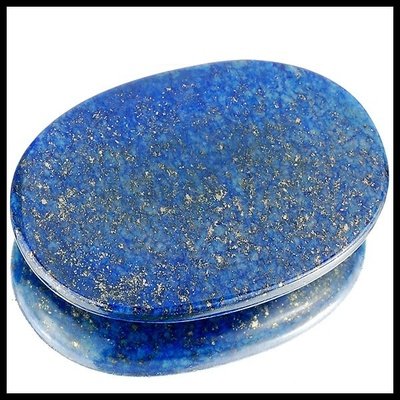 Lapis lazuli ovale cabochon 59x39x9 mm 224.00 carats