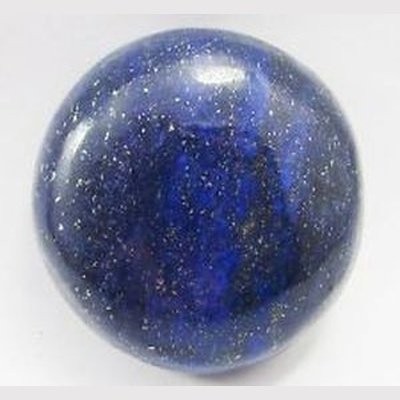 Lapis lazuli rond cabochon 20 mm 23.00 carats