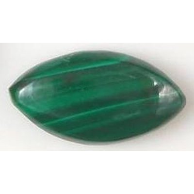 Malachite naturelle taille marquise 20x10 mm 9.25 carats