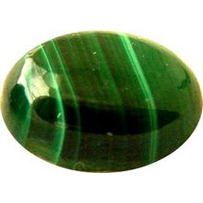 Malachite naturelle taille ovale 10x8 mm 3.90 carats