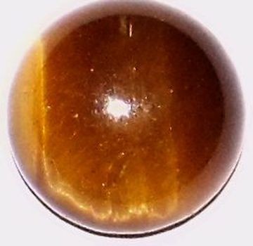 Oeil de tigre rond 15 mm 12.00 carats