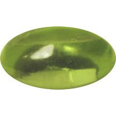 Péridot naturel taille ovale cabochon 6x4 mm 0.50 carat