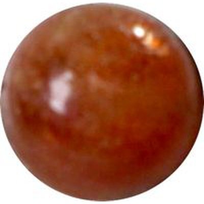 Pierre de soleil naturelle ronde cabochon 4 mm 0.31 carat
